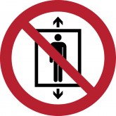 PICTOGRAM TARIFOLD LIFT VERBODEN VOOR PERSONEN 200MM