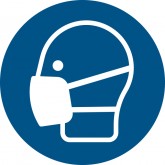 PICTOGRAM TARIFOLD MONDKAPJE VERPLICHT 200MM