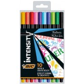 FIJNSCHRIJVER BIC INTENSITY FINE PAK 10 ASSORTI