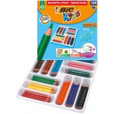 KLEURPOTLOOD  BIC KIDS EVOLUTION SCHOOLBOX 144ST ASS