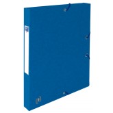 ELASTOBOX OXFORD TOP FILE+ A4 25MM BLAUW