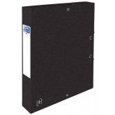 ELASTOBOX OXFORD TOP FILE+ A4 40MM ZWART