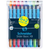 BALPEN SCHNEIDER SLIDER EDGE XB 6+2 KLEUREN GRATIS