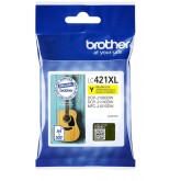 INKCARTRIDGE BROTHER LC-421XL GEEL