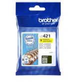 INKCARTRIDGE BROTHER LC-421 GEEL