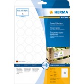 ETIKET HERMA POWER 10915 ROND 30MM WIT 1200ST