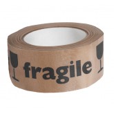 PAPIERTAPE BRUIN 50MMX50MTR, ZWART - BREEKBAAR