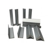 HOEKPROFIEL KARTON (ALU LOOK)|150X35X35X3MM|100ST
