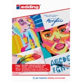 OLIE-ACRYLBLOK EDDING E-30010 A3 10VEL WIT