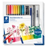 VILTSTIFT STAEDTLER FLORAL WATERCOLOUR 12DLG