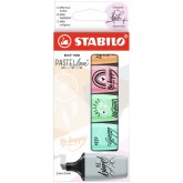 MARKEERSTIFT STABILO BOSS MINI PASTELLOVE 5KLEUREN