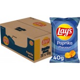 LAY'S CHIPS PAPRIKA ZAKJE 40GR