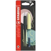 VULPEN STABILO FLOW PASTEL GEEL