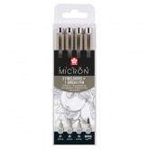 FINELINER SAKURA PIGMA MICRON LICHTGRIJS 4 MATEN