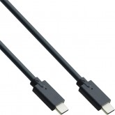 KABEL INLINE USB-C 3.2 GEN.2 M/M 2 M ZWART