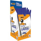 BALPEN BIC CRISTAL LARGE BLAUW