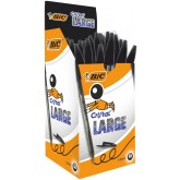 BALPEN BIC CRISTAL LARGE ZWART