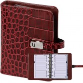 ORGANIZER KALPA POCKET + AG22-23 CROCO MULBERRY