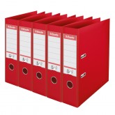 ESSELTE NO.1 POWER ORDNER PP, 75 MM, ROOD