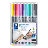 STAEDTLER LUMOCOLOR M PERMANENT 8 ST