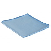 MICROVEZEL GLASDOEK 40X40CM BLAUW