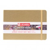 SCHETSBOEK TALENS ART CREATION GOUDGEEL 21X15 CM