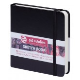 SCHETSBOEK TALENS ART CREATION ZWART 12X12 CM