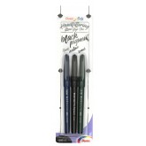 BRUSHSTIFT PENTEL XSESP15 PIGMENT ZWART