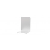 BOEKENSTEUN MAUL 12X12X17.5CM ALUMINIUM ZILVER