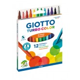 VILTSTIFT GIOTTO TURBO COLOR ASS 12ST