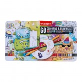 FINELINER BRUYNZEEL BLIK 60 KLEUREN ASSORTI