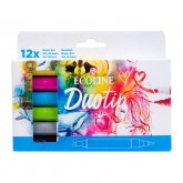 DUOTIP MARKER ECOLINE BASIS SET 12 KLEUREN