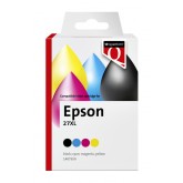 INKCARTRIDGE QUANTORE EPSON 27XL ZWART+3KLEUR