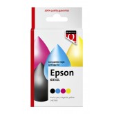 INKCARTRIDGE QUANTORE EPSON 603XL ZWART+3KLEUR