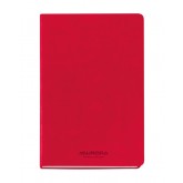 NOTITIEBOEK AURORA CAPRI A5 192BLZ LIJN 80GR ROOD