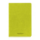 NOTITIEBOEK AURORA CAPRI A5 192BLZ LIJN 80GR GROEN