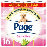 TOILETPAPIER PAGE SENSITIVE ALOE VERA 3LGS 16ROL