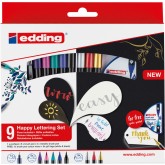 BRUSHPEN EDDING 1340 HAPPY LETTERING 9+2