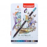 KLEURPOTLOOD BRUYNZEEL 12 STUKS METALLIC