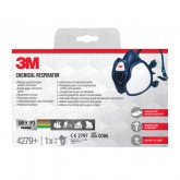 MASK RESPIRATOR 4279 FFABEK1P3 D FILTERS 1 PCK