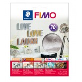 STAEDTLER FIMO BLADMETAAL ZILVER 10 VEL