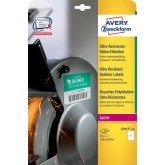 ETIKET AVERY L7917-10 210X297MM POLYESTER WIT 10ST