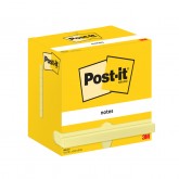 MEMOBLOK 3M POST-IT 655 76X127MM GEEL