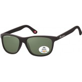 ZONNEBRIL MONTANA G15 MET GROEN POLAR GLAS MAT ZW