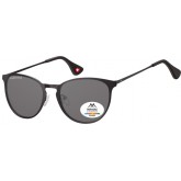 ZONNEBRIL MONTANA MET SMOKE POLAR GLAS MAT ZWART