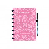 AGENDA CORRECTBOOK A5 BLOSSOM PINK HERBRUIKBAAR