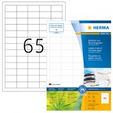 ETIKET HERMA RECYCLING 38.1X21.2MM WIT