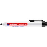 VILTSTIFT EDDING 11 DRUKKNOP ROND ZWART