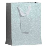 CADEAUTAS IG GROUP ZILVER GLITTER 175X98X229MM