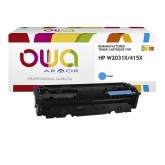 TONERCARTRIDGE OWA HP W2031X BLAUW